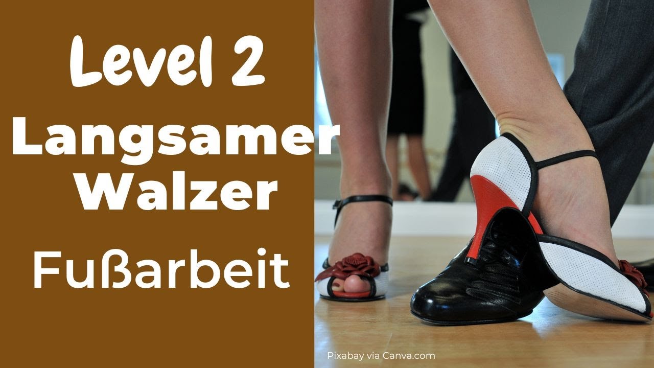 Langsamer Walzer: Fußarbeit für Herr & Dame gezeigt - Level 2