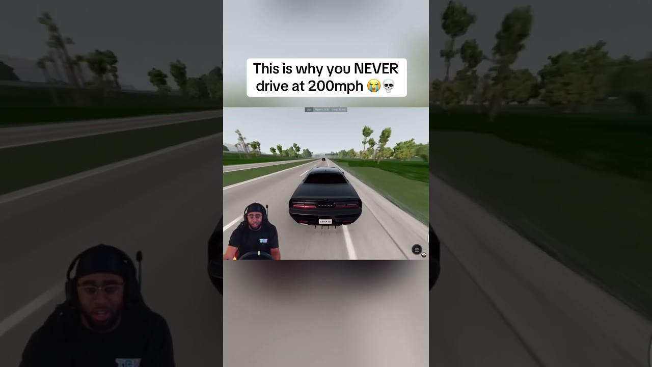 This is why you NEVER drive at 200mph 😭💀