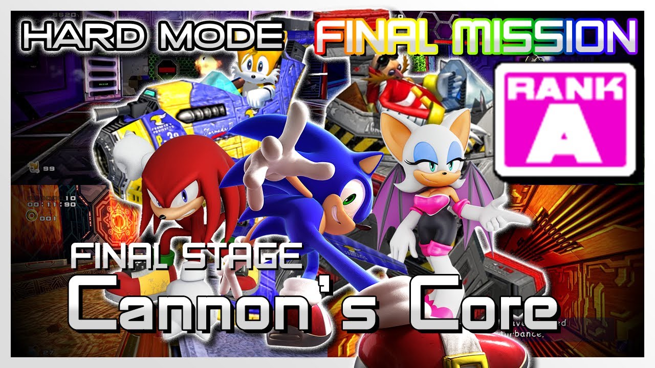 Sonic Adventure 2 Battle - Cannon's Core HARD MODE Final Mission A Rank