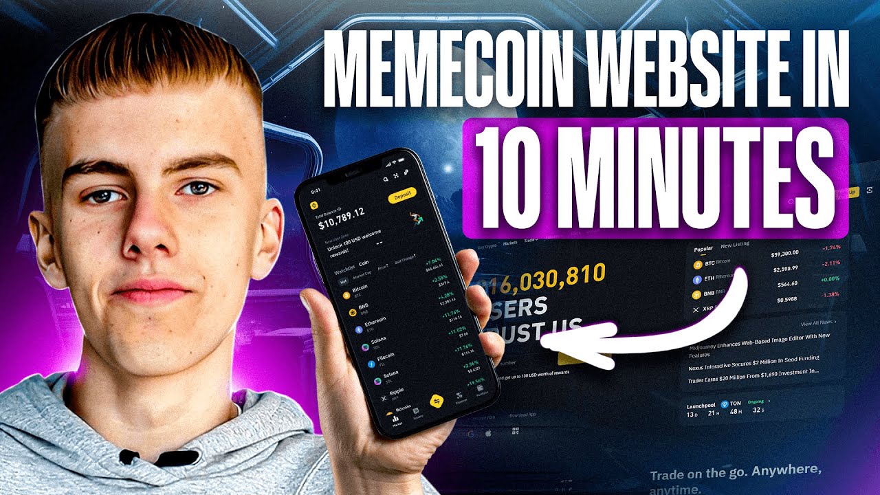 How To Create Your OWN MemeCoin/Crypto TOKEN Website In Less Than 10 MINUTES?! (It's EASY!)