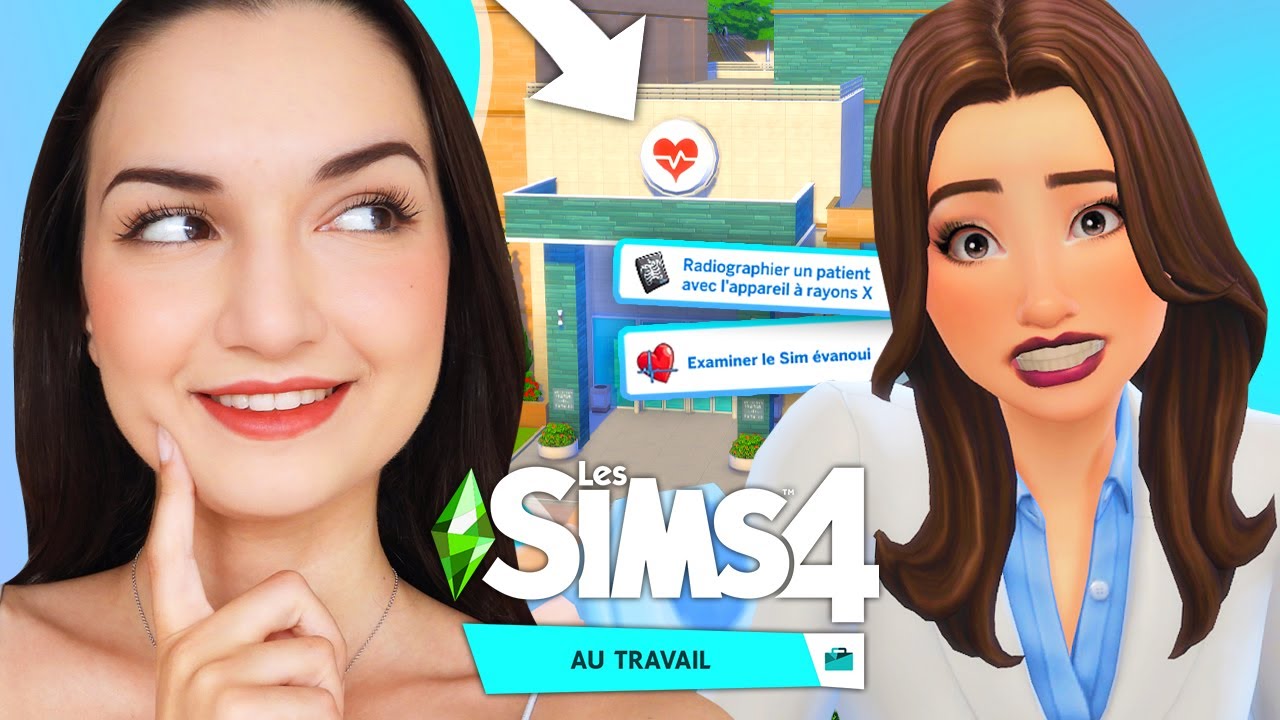 Je deviens MÉDECIN CHIRURGIEN (et ça tourne mal 😬) | Sims 4 Au travail