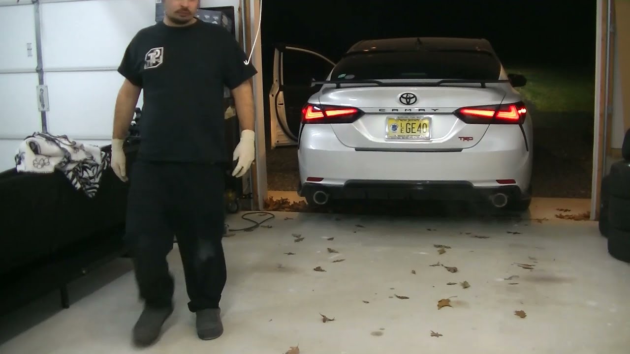 HRS Lexus style taillight install on a 2021 Toyota Camry TRD (applicable for 2018-2022 Camry)