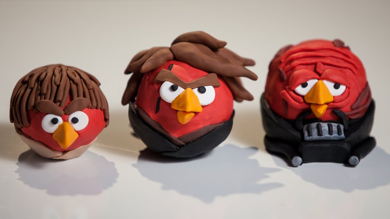 3 ANAKIN BIRDS Clay Model: EvanTubeHD Behind the Scenes ANGRY BIRDS STAR WARS