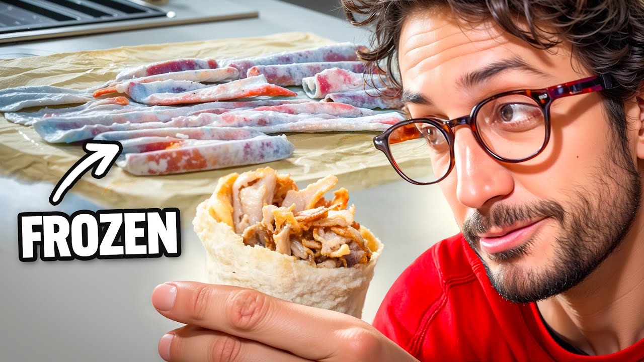 How To Make Authentic D&ouml;ner Kebab at Home (The Frozen Meat Hack)
