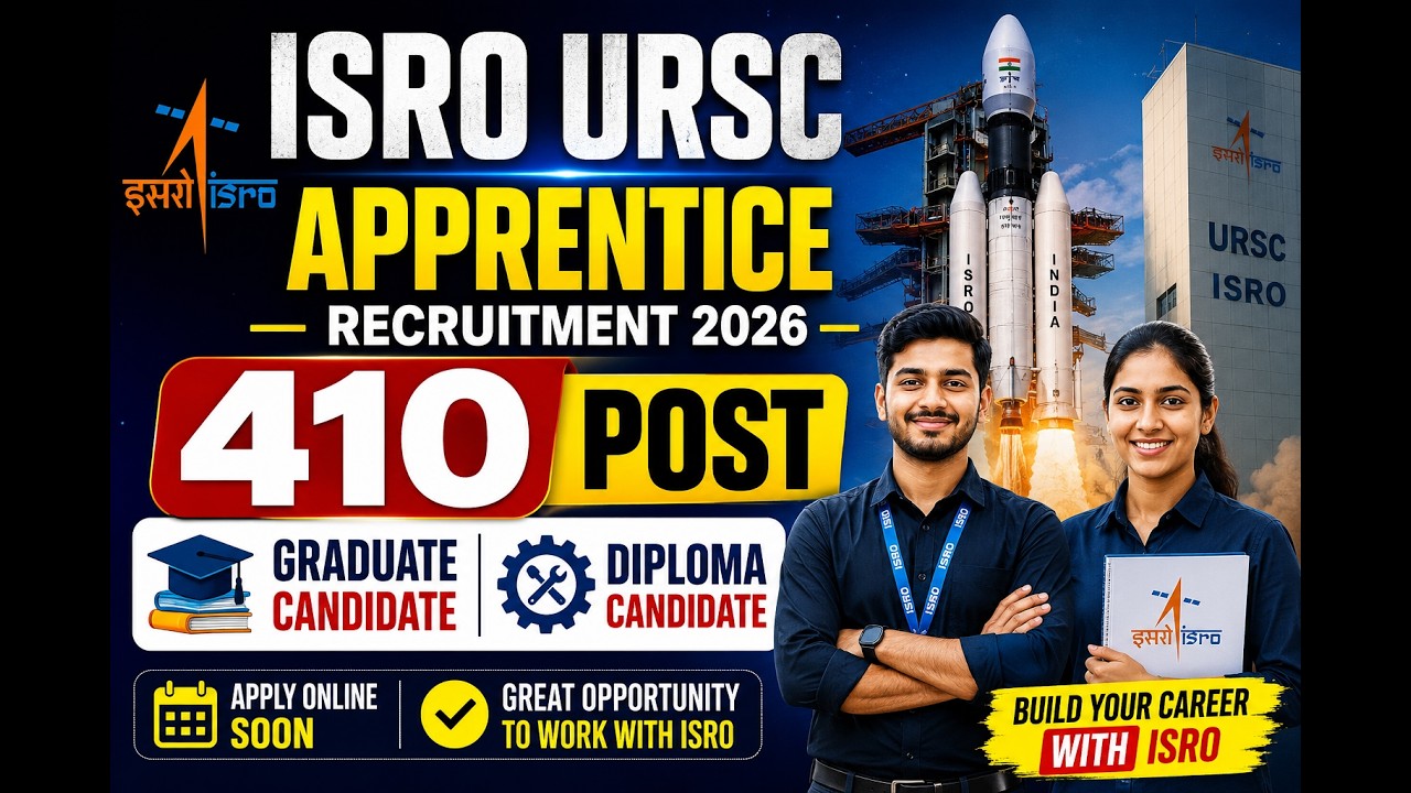 ISRO URSC Apprentice Online Form 2026