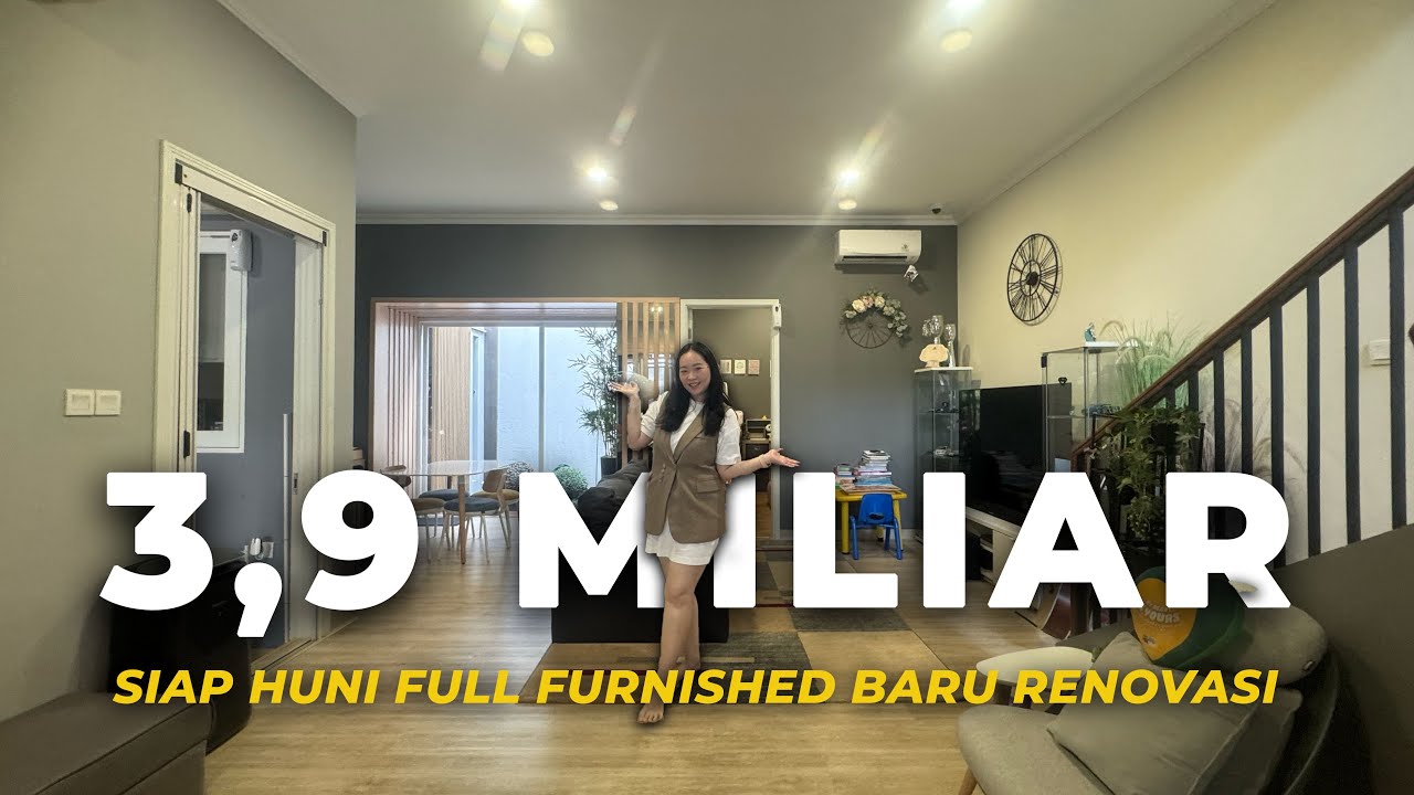 Rp 3.9M | Rumah Full Furnished Di Symphonia Summarecon Serpong