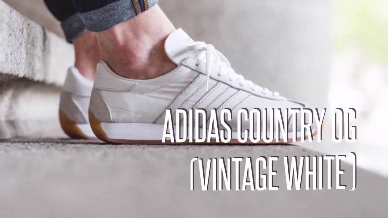 ADIDAS COUNTRY OG (VINTAGE WHITE)/ S SNEAKERS