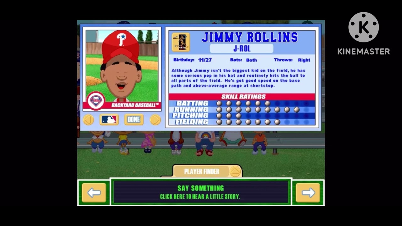 Backyard baseball 2003: pros mentioned backyard kids