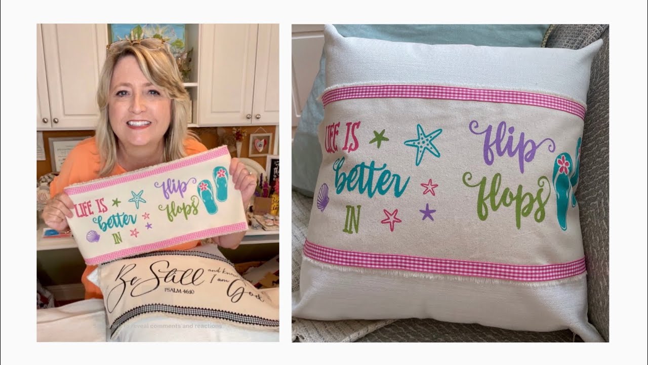 Quick & Easy Beachy Pillow Wraps For Summer | Magnolia Design Co