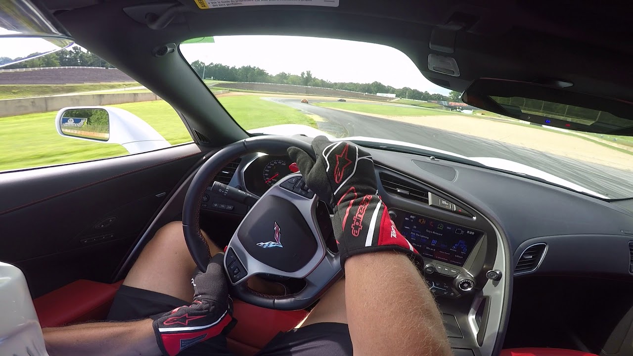 Chasing down a Jaguar F type with my Corvette Grand Sport and a 20 second headstart