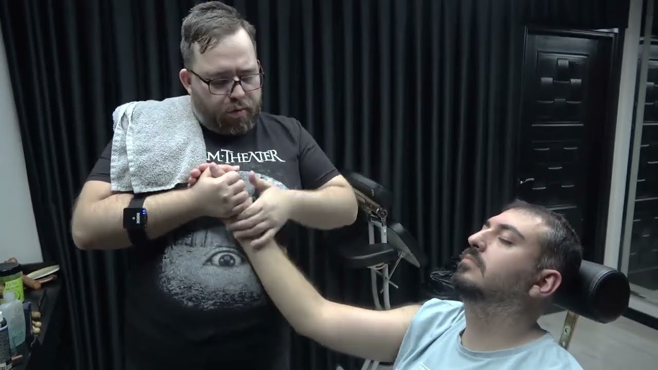 ARE YOU READY TO BE WITH LUNATIC BARBER??? ASMR Head Massage Face Massage Body Massage