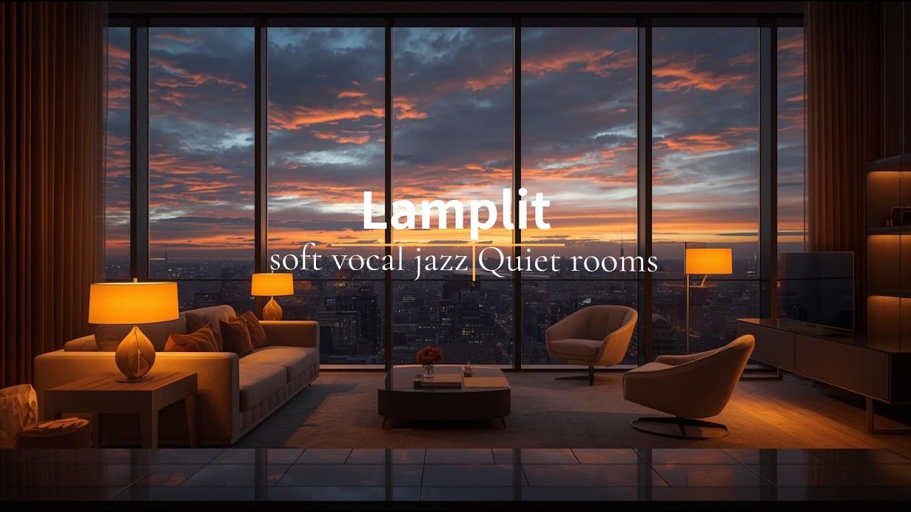 【Playlist】 Lamplit | Soft Vocal Jazz for late night 🌙| EP3 | 노을과 어울어지는 보컬 재즈 플레이리스트