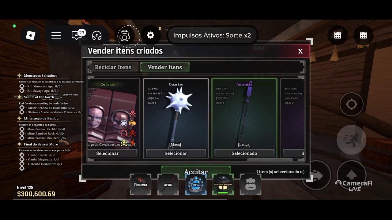 A Forja - Roblox Jogo de Armaduras e acessórios Para criar e evoluir