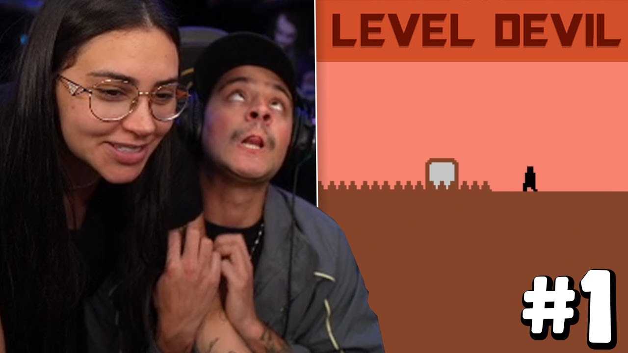 CORINGA E TAINA COSTA JOGANDO LEVEL DEVIL! EP 1