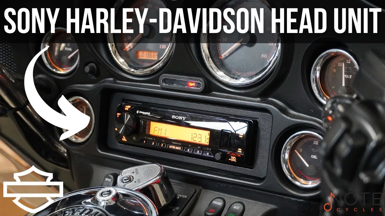 Установка Sony DSX-M80 Harley-Davidson | 1998–2013 Harley-Davidson Touring