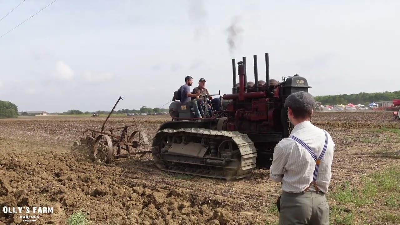 PLOUGHING DAY DISASTER GROUND SO DRY THE PLOUGH WOULDN'T GO IN!