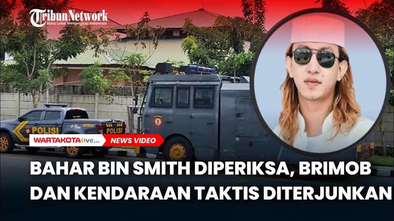 Bahar bin Smith Diperiksa,Puluhan Brimob dan Kendaraan Taktis Diterjunkan ke Mapolres Tangerang Kota