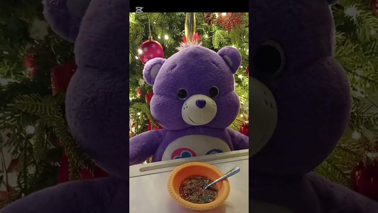 making  rainbow soup for my purple  care bear!❤️🧡💛💚💙💜🫶🫶🫶 