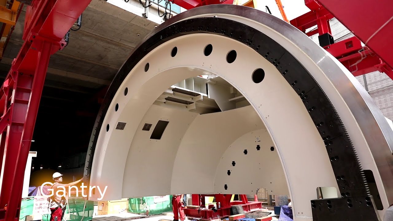 Proton Therapy @ Biopolis Singapore - Gantry Installation