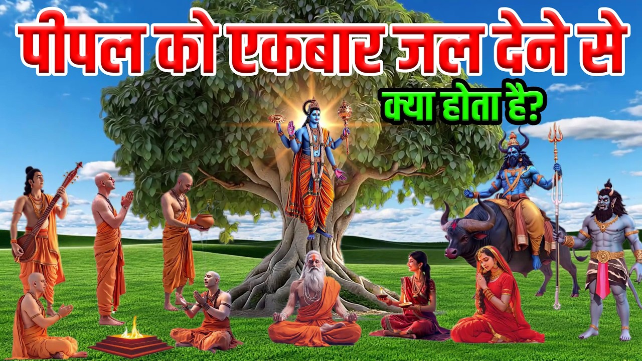 श्री कृष्ण कहते है पीपल के वृक्ष को एकबार जल देने से क्या होता है? जानिए पीपल के वृक्ष का माहात्म्य