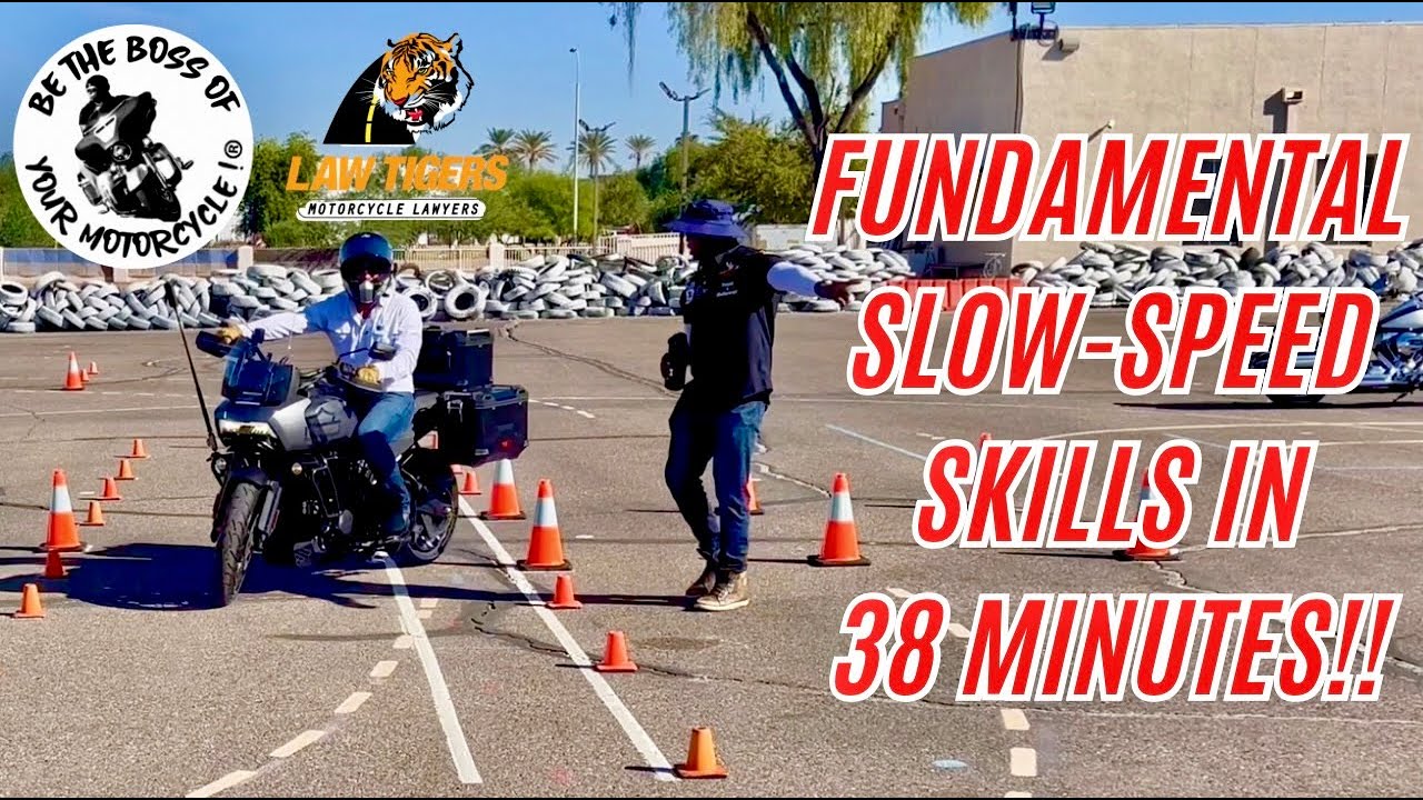 Slow-Speed Motorcycle Riding Skills Confidence Boost in 38 Minutes!!!