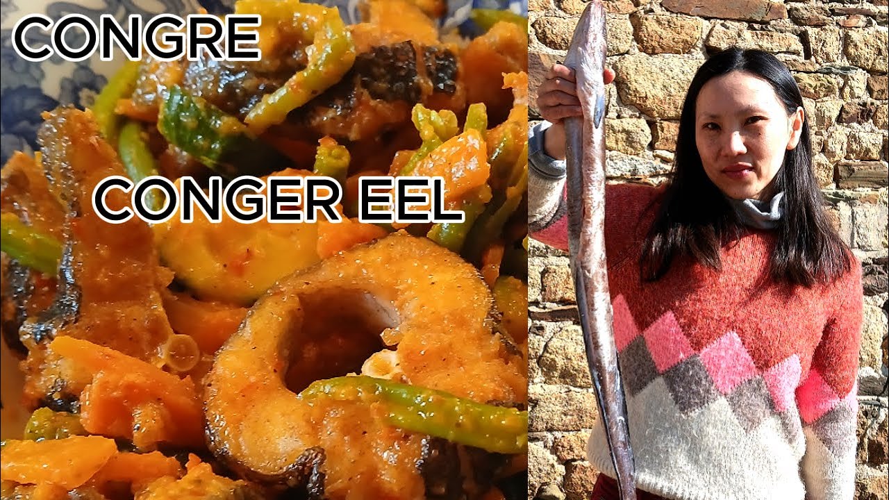 Congre au curry rouge / Conger eel with red curry