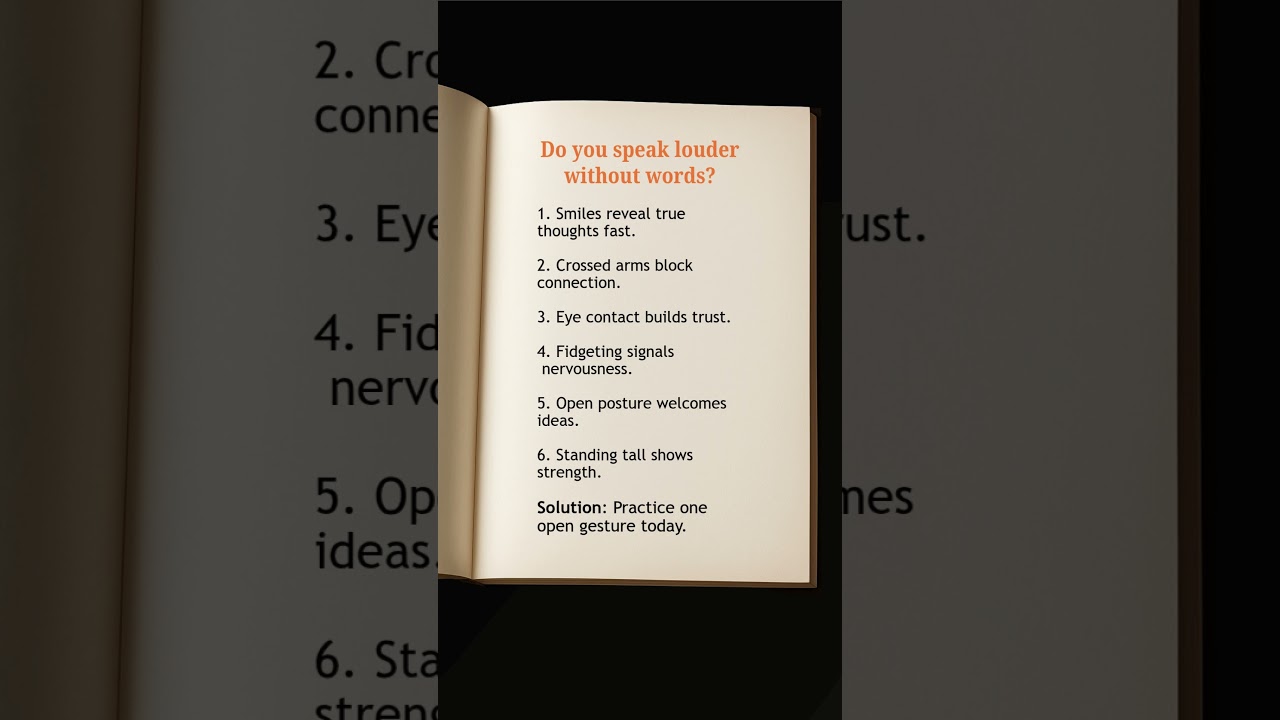 6 Surprising Ways Body Language Beats Words  