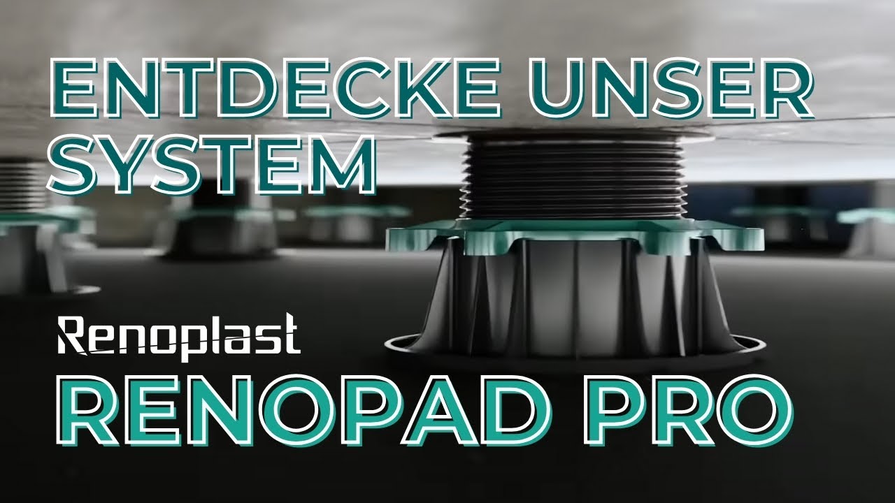 Renopad Pro Terrassenstelzlagern - eine neue Ära im Terrassen- und Balkonbau!