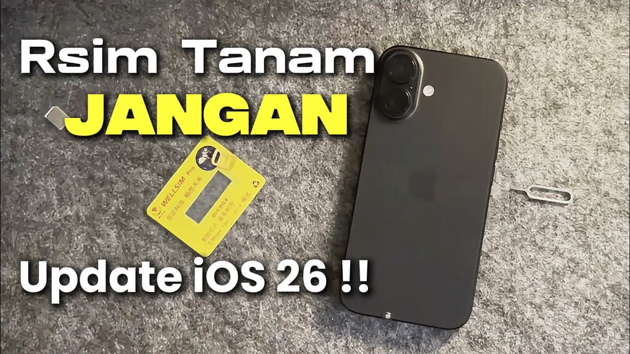 iPhone Simlock JANGAN Update iOS 26.1 Sebelum lihat ini