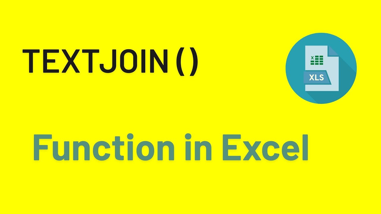 🚀 Master Excel's TEXTJOIN Function (Easy Text Combining!)