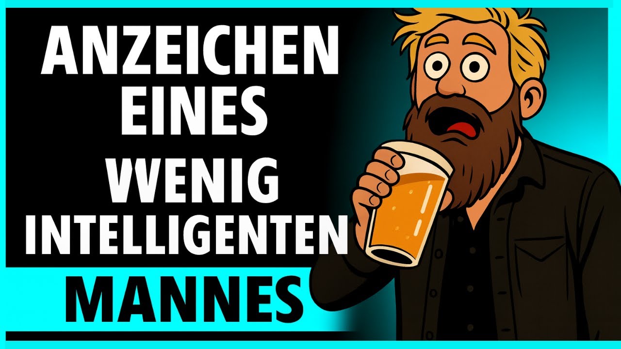 7 Anzeichen eines dummen Mannes (die er selbst nie bemerkt)