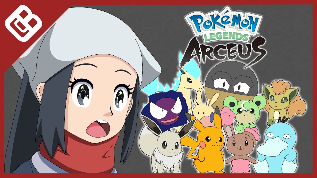 Shiny Hunting in Pokémon Legends Arceus Be Like | Pokémon Legends Arceus Animation