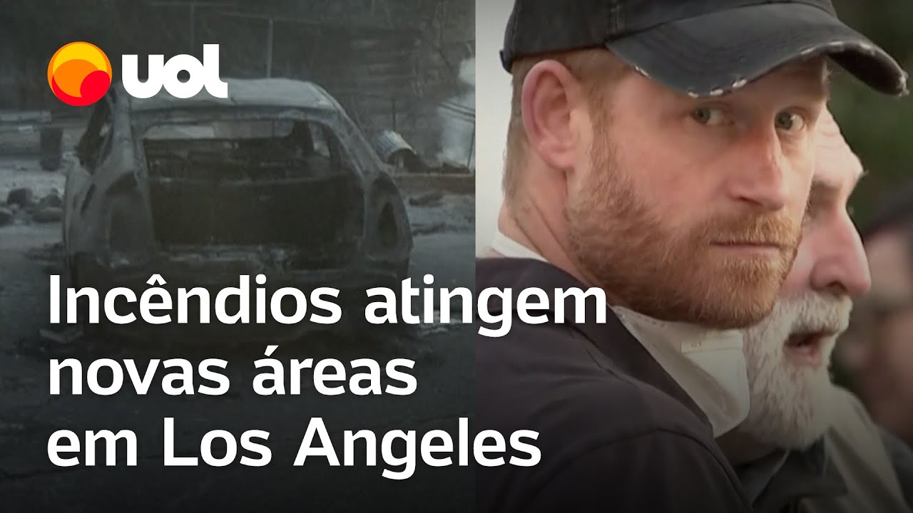 Fogo na Califórnia: Incêndios em Los Angeles atingem novas áreas e continuam se propagando