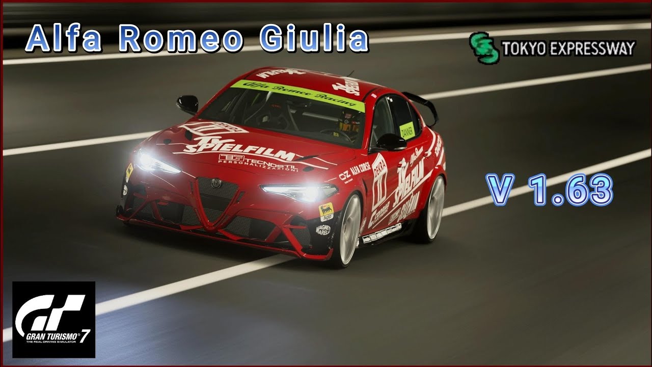 GT7 Tokyo Expressway 600 Alfa Romeo Giulia V 1.63