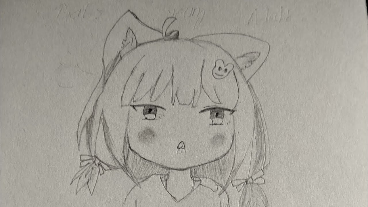 How To  Draw Easy and Realistic  Cute Girl || easydrawing  ||easyartlover || drawingtutorial 