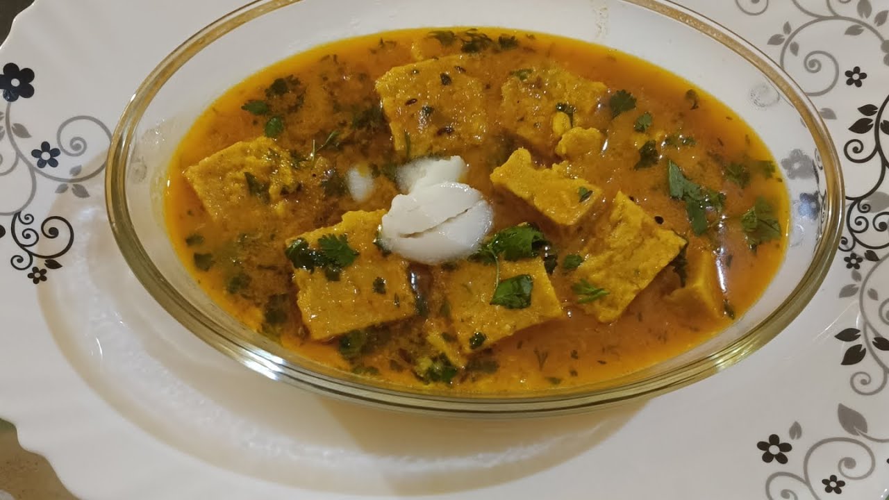 बेसन थोपा की सब्जी 😋