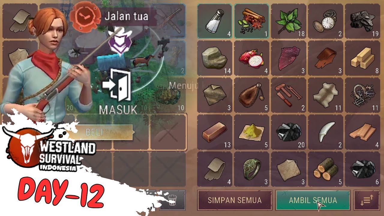 (DAY-12) Event Paling Top!! Walau Sulit Wajib di Gass - Westland Survival Indonesia