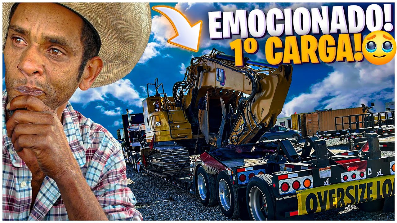 CHOREI DE ALEGRIA 🥹 PRIMEIRA CARGA COM O OVERSIZE LOAD 🇺🇸