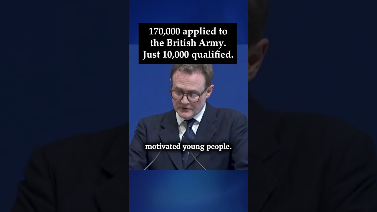Last year, just 1 in 17 British Army applicants ended up joining. #ukpolitics #defense #britisharmy