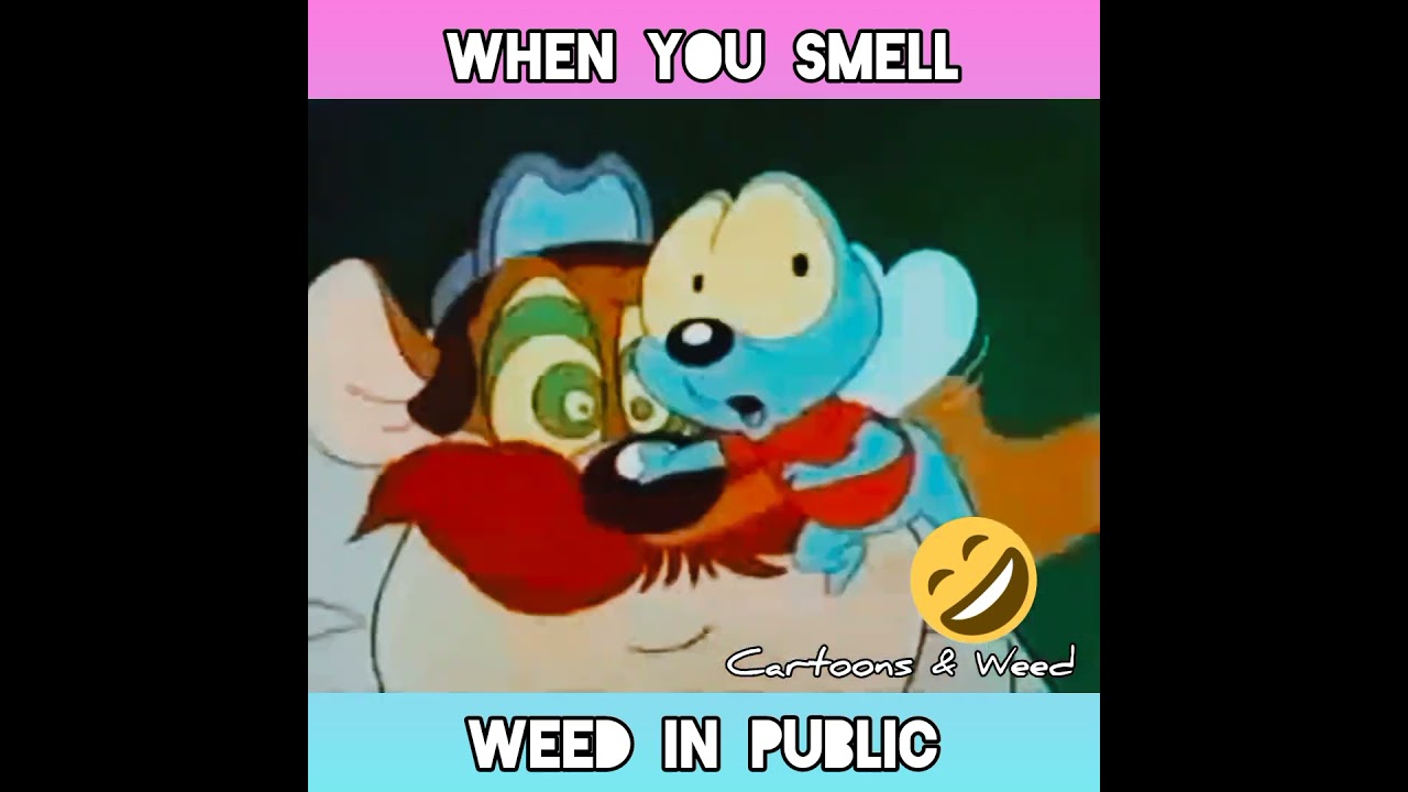 when you smell weed in public