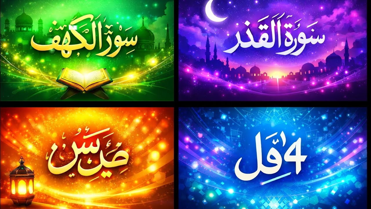 Surah Al-Kahf – سورة الكهف | تلاوة القرآن الكريمSurah Al-Qadr – سورة القدر |  Yaseen 