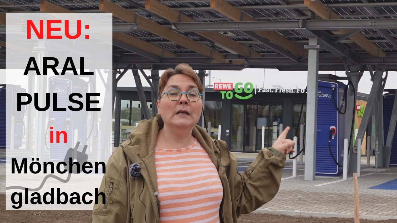 Größter deutscher Aral Pulse Schnell-Ladepark in Mönchengladbach fast fertig: 28x mit bis zu 400kW