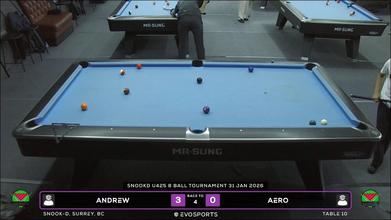AERO vs ANDREW - SNOOK-D - TABLE 10 | EvoSports