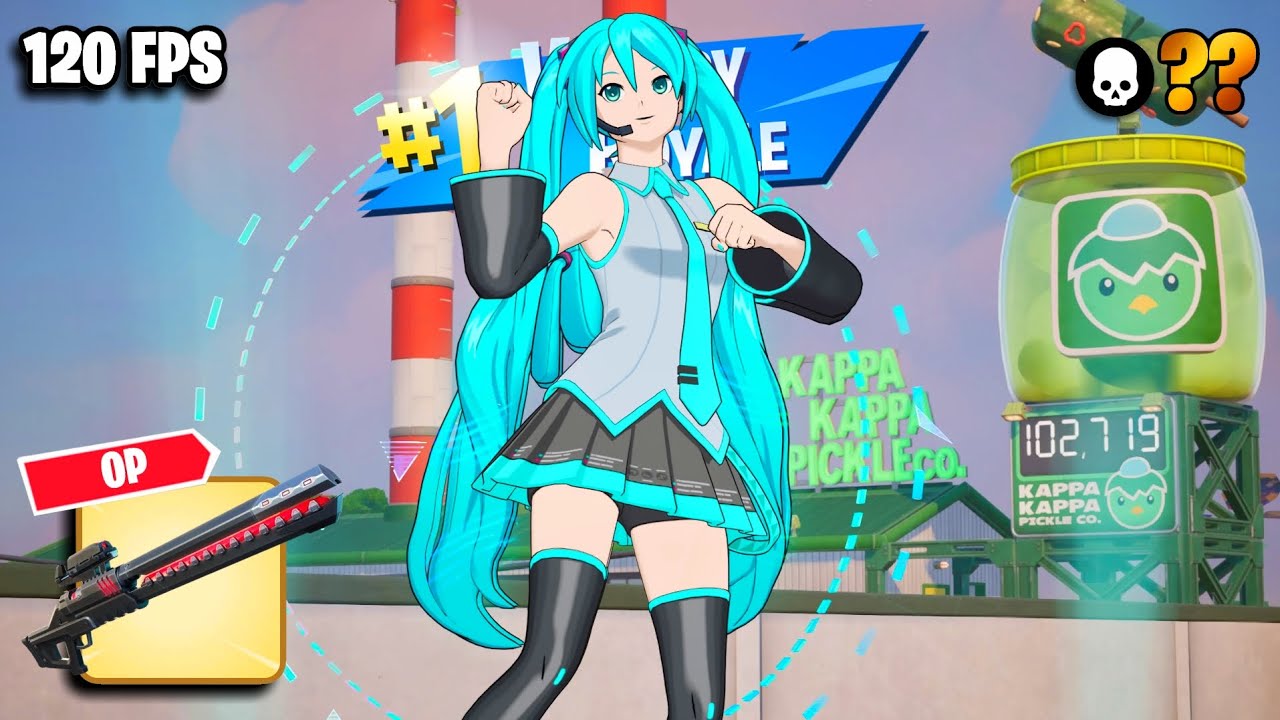 High Elimination Solo Zero Build on PS5 | New Hatsune Miku Skin! + New POI! | Fortnite Chapter 6 S1