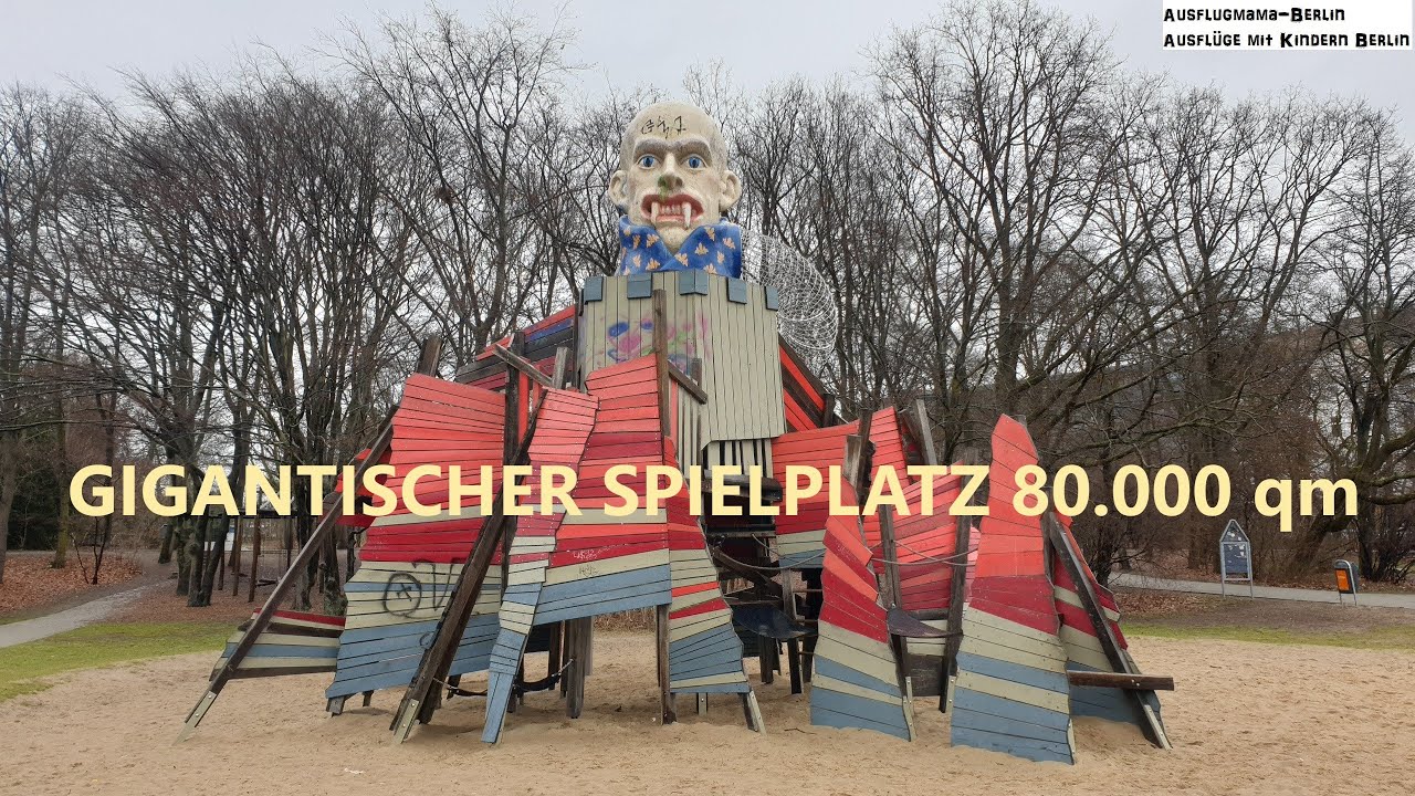 GIGANTISCH RIESIGER Spielplatz 80.000 qm, 2. Teil, Klettern, größter Spielplatz Deutschlands, Britz