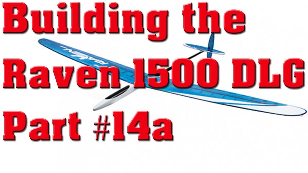 HobbyKing Raven 1500 DLG - Build Pt14a - Mounting Aileron Servos in the Wing