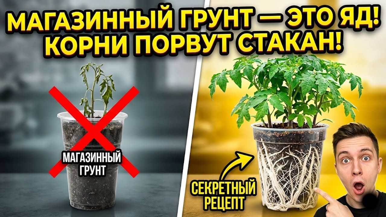 Вас ОБМАНЫВАЛИ! Покупная земля — это МУСОР. Делай этот грунт за 3 простых шага!