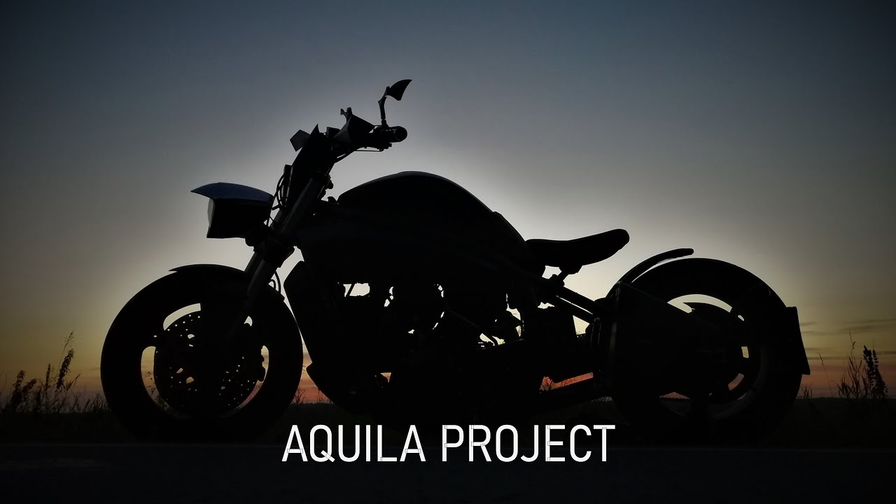 Custom sport bobber motorcycle Eagle (Aquila) Project 
