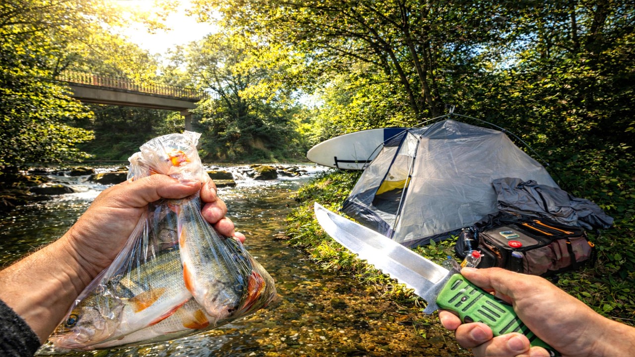 96h pour SURVIVRE en paddle dans une rivière sauvage (Je m'attendais pas à ça 🤯)