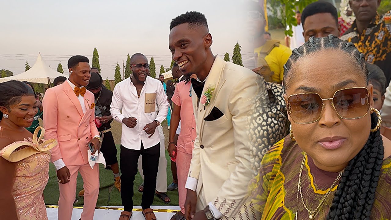 Dr Likee And Vivian Jill Surprised Ghana Jesus (Mmebusem) At His Wedding Refreshment Dinner